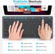 Бездротова клавіатура Emetok EM002 для iPad 10-го/9-го/8-го покоління (німецька розкладка) - зображення 7