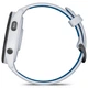 Спортивные часы GARMIN Forerunner 265 Black Bezel with Whitestone Case and Whitestone/Tidal Blue Silicone Band - изображение 8