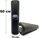 Массажный ролик-валик для МФР и йоги EasyFit Foam Roller 60 см роллер-массажер для спины, ног, рук и шеи EF-2032-BK Черный (56002071) - изображение 2