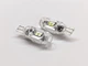 Светодиодная лампа StarLight T10 5 (4+1) диодов SMD3030 W2,1x9,5d 12V WHITE прозрачная + линза мультиполярная - изображение 2