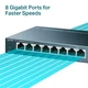 Коммутатор TP-Link TL-SG108 [91878] - изображение 6