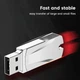 Флеш накопитель-память Mi в металлическом корпусе USB3.0 + переходники TYPE-C+Micro USB 1TB 382 Black - изображение 6