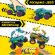 Klocki konstrukcyjne Mega Bloks Hot Wheels Monster Trucks Mega-Wrex Tor Obstacle Course 332 elementy (194735102662) - obraz 3