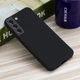 Чехол Fiji Full Soft Premium для Samsung Galaxy S22 (S901) противоударный бампер с микрофиброй Black - изображение 3