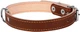 Ошейник Collar двойной (ширина 20 мм, длина 32-40 см) Коричневый (01416Collar) - изображение 2