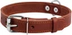 Ошейник Collar одинарный (ширина 25 мм, длина 38-50 см) Коричневый (02196Collar) - изображение 1