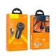 Зарядний автомобільний Hoco Z49 (2USB 2.4A) в машину + кабель USB - Lightning для iOS пристроїв iPhone 6/7/8/X/Xs/11/12/13/14 Pro Max Чорний - изображение 2