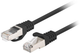 Patchcord Lanberg FTP Cat 6 20 m Black (5901969418989) - obraz 1