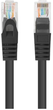 Patchcord Lanberg UTP Cat 5e 0.25 m Black (5901969406689) - obraz 1