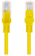 Patchcord Lanberg UTP Cat 6 15 m Yellow (5901969409154) - obraz 1