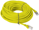 Патч-корд Lanberg UTP Cat 6 20 м Yellow (5901969409161) - зображення 1