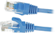 Patchcord Lanberg UTP Cat 5e 0.25 m Blue (5901969422511) - obraz 2