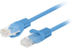 Patchcord Lanberg UTP Cat 5e 3 m Blue (5901969435573) - obraz 1