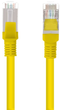 Patchcord Lanberg UTP Cat 5e 1 m Yellow (5901969435580) - obraz 1