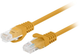 Patchcord Lanberg UTP Cat 5e 0.25 m Orange (5901969435702) - obraz 1