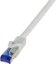 Патч-корд LogiLink Cat 6a S/FTP Ultraflex 5 м Grey (4052792055825) - зображення 1