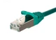 Патч-корд Netrack Cat 5e S/FTP 0.5 м Green (5908268771340) - изображение 1