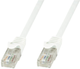 Patchcord TechlyPro Cat 6 U/UTP 15 m White (8051128105513) - obraz 1