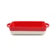 Форма для запекания МВМ MY HOME Бело-красная 300х185х60 мм (KP-44 L WHITE/RED) - изображение 1