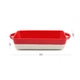 Форма для запекания МВМ MY HOME Бело-красная 300х185х60 мм (KP-44 L WHITE/RED) - изображение 2