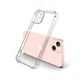 Силиконовый противоударный чехол панель + стекло 9Н на Iphone 15 PLUS с защитой камеры прозрачный (GC050906) - изображение 2