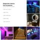 Світлодіодна rgb led стрічка SMD 3528 на самоклеючі основі 12v з пультом і блоком живлення багатокольорова гнучка вологостійка діодная гірлянда для підсвічування комплект 5 метрів - зображення 10