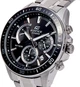 Наручные новые и полезные часы Casio EFR-552D-1AVUEF Черные с серебристым - изображение 4