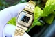 Модные Женские наручные часы CASIO LA680WGA-9B Желтое золото\черный экран - изображение 2