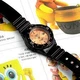 Черные женские наручные часы Casio LRW-200H-9E2 с элементами розового золота на экране. - изображение 2