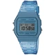 Женские наручные практичные часы CASIO F-91WS-2 Голубой\прозрачный - изображение 12