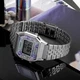 Женские наручные часы CASIO LA680WA-2C Серебро\цветы со светодиодной подсветкой (001) - изображение 4