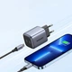 Сетевое зарядное устройство Ugreen fast charger GaN 2xUSB-C 45W Grey (YM1609) - изображение 3