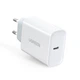 Зарядний пристрій мережевий Ugreen USB Type C PD 30 W White (YM1232) - зображення 1