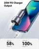 Автомобільний зарядний пристрій для телефона Ugreen USB, USB Type-C QC 3.0 3 A Car Charger Dark Blue (YM1228) - зображення 2