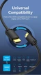 Кабель Vention Mini HDMI - HDMI 2.0 Cable 4K 60Hz UHD 1 м Black (YM1617) - зображення 4