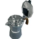 Гейзерная кофеварка Magio MG-1012 450 мл 9 чашек серая - изображение 2