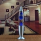 Настольный ночник Lava Lampе восковая лава лампа с подсветкой Синяя (D-2019091303) - изображение 5