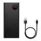 Портативное зарядное устройство Power Bank Baseus Adaman Digital Display 22.5W 40000mAh (PPAD020101) Black - изображение 4