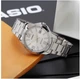 Серебристые наручные часы Casio MTP-V004D-7B2UDF. - изображение 6