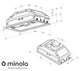 Витяжка телескопічна MINOLA HBI 5202 BL 700 LED - изображение 7