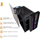 Корпус Frime Nucleus Black USB 3.0 без БЖ (Nucleus-U3-GLS-4DTRMLT16.6WP) - изображение 15