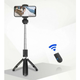 Селфі палиця штатив тринога для телефону Bluetooth з пультом Selfie Stick L01 Чорний - зображення 7