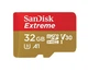 Карта пам'яті microSDHC (UHS-1 U3) SanDisk Extreme A1 32Gb Class 10 V30 (R100Mb/s, W60Mb/s) (SDSQXAF-032G-GN6GN) - изображение 1