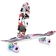 Пенни-борд Penny Best Board LED Abstraction с ручкой колеса PU светящиеся Black/Red 65 см (4345340) (C 40311/02) - изображение 2