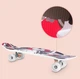 Пенни-борд Penny Best Board LED Abstraction с ручкой колеса PU светящиеся Black/Red 65 см (4345340) (C 40311/02) - изображение 3