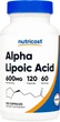 Альфа-липоевая кислота Nutricost Alpha Lipoic Acid 600mg 120 капсул - изображение 1