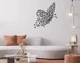 Декоративне панно на стіну з дерева Upwood Decor Метелик Butterfly 56.5 х 50 см black - зображення 1