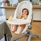 Ліжечко-стільчик Chicco Baby Hug Pro 5 в 1 для годування Сіре (87076.40) - зображення 8