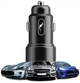 Автомобильное зарядное устройство Sky Dolphin SZ15 Aluminium QC3.0 2-USB 2.4 A Черное (AZP-000087) - изображение 2
