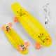Скейт Пенни борд с прозрачной декой что светится S-50244 Best Board колёса PU со светом, зарядка USB - изображение 1